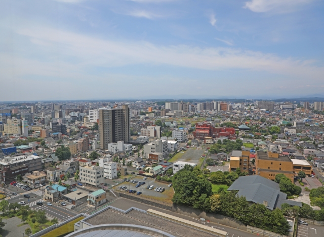 宇都宮の街並み